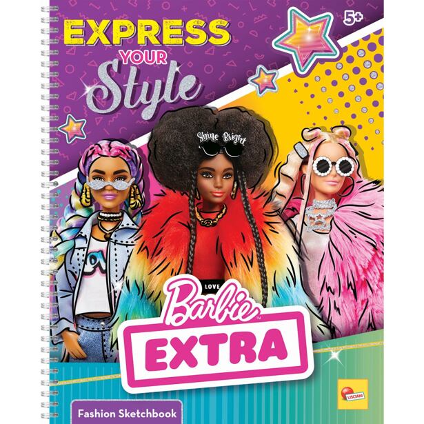 Lisciani BARBIE SKETCH BOOK VYJÁDŘI SVŮJ STYL