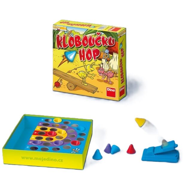 Dino Kloboučku Hop hra