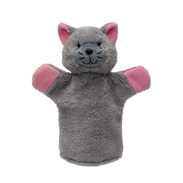 Moravská ústředna Kočka 25 cm, zvukový maňásek