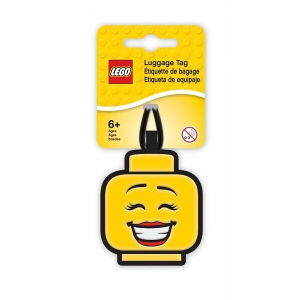 LEGO Iconic Jmenovka na zavazadlo - Hlava dívky