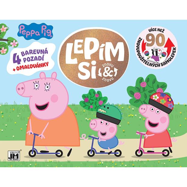 Jiri Models Lepím si znovu a znovu Prasátko Peppa