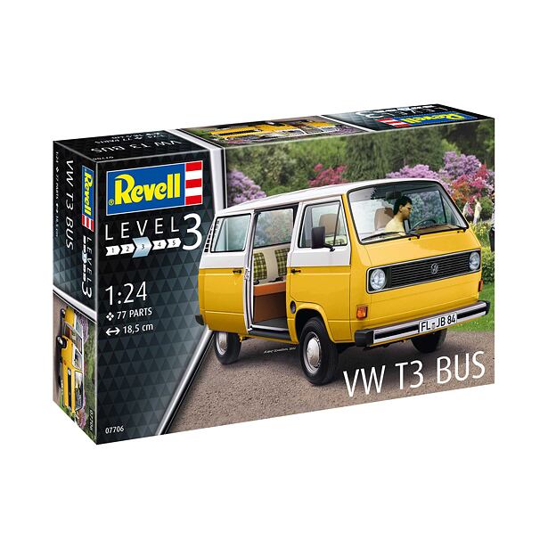 Revell Plastic ModelKit Auto 07706 - VW T3 Bus (1:24)
