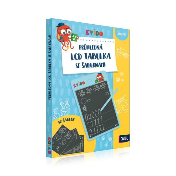 Albi Kvído - LCD kreslicí tabulka se šablonami