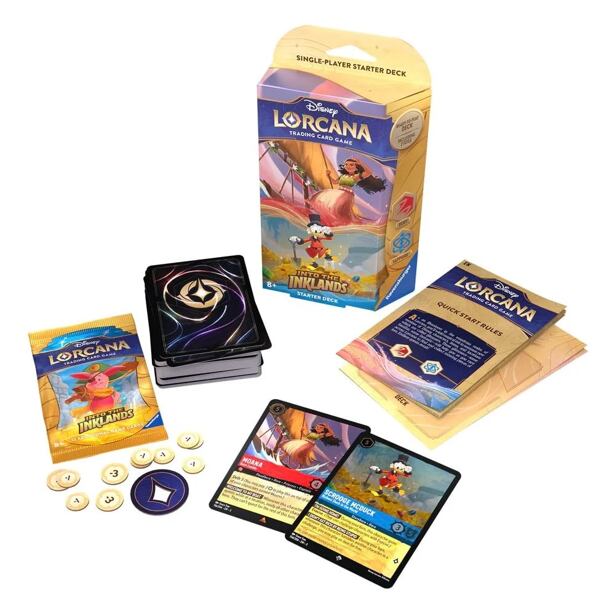 Ravensburger Disney Lorcana: Into the Inklands - Startovací balíček Rubín & Safír