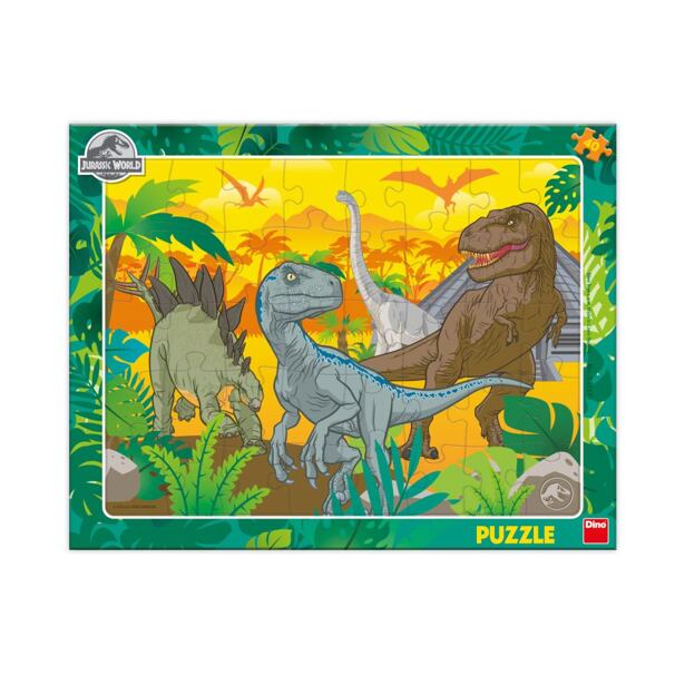 Dino Jurský svět Deskové puzzle, 40 dílků
