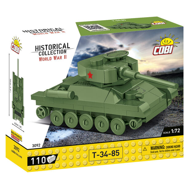 Cobi II WW Tank T-34/85, 1:72