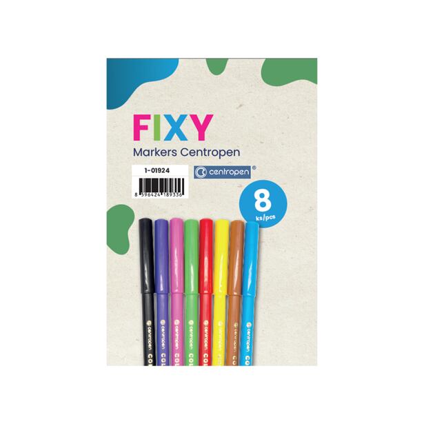 Centropen Sada fixek 8 barev