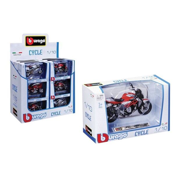 Bburago 1:18 Motocykl, více druhů