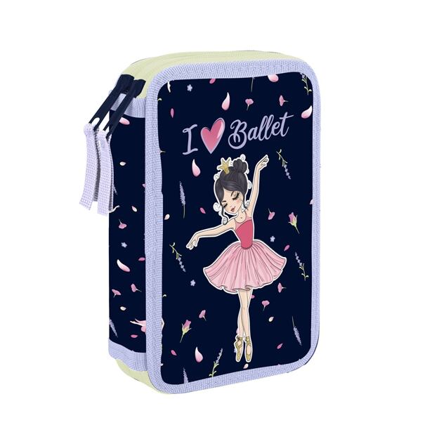 Oxybag Penál 2 patrový prázdný Baletka
