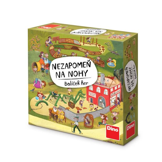 Dino Nezapomeň na nohy Rodinná hra