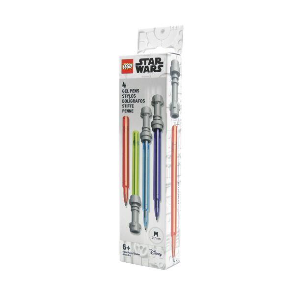 LEGO Star Wars Set Gelových per, světelný meč - 4 ks
