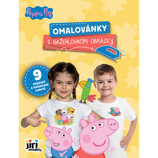 Jiri Models Omalovánky s nažehlovacími obrázky Prasátko Peppa