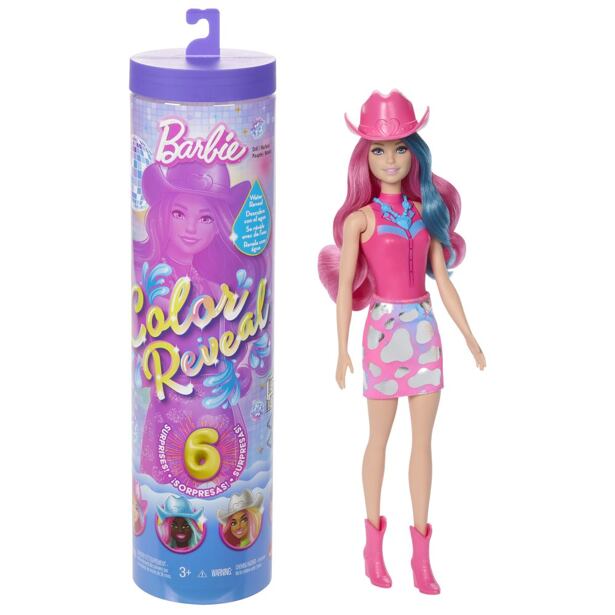 Mattel Barbie Color Reveal Barbie disco hvězda, více druhů
