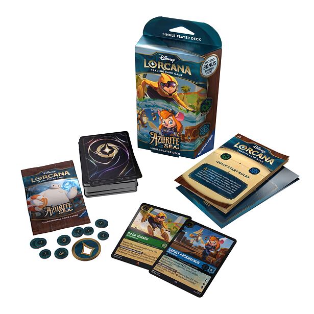 Ravensburger Disney Lorcana: Azurite Sea - Starter Deck Emerald & Sapphire
