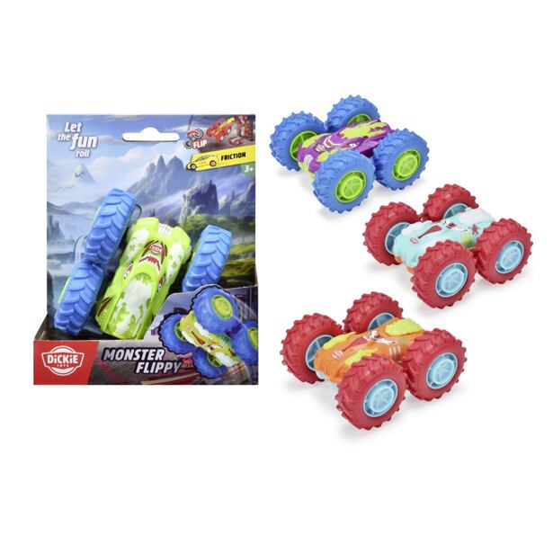 Dickie Auto Monster Flippy, 4 druhy