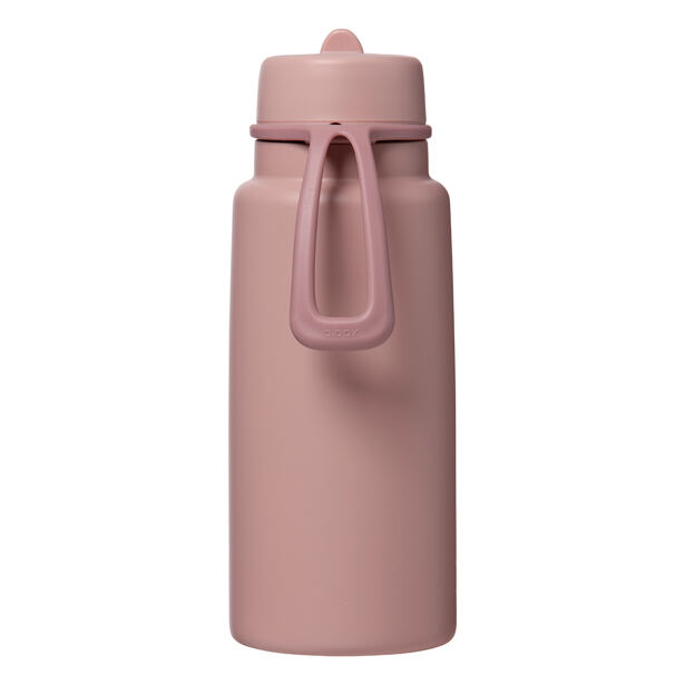 b.box Nerezová termolahev s brčkem 1l - berry smoothie