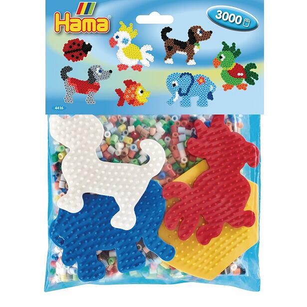 Hama Mix korálků a podložek MIDI