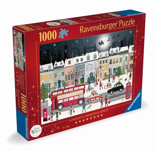 Ravensburger Vánoční duch Londýna Puzzle 1000 dílků