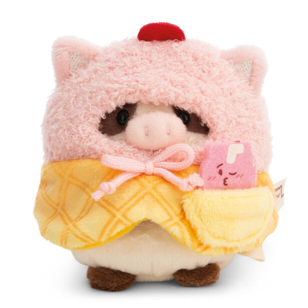 NICI Plyš MyMochi Kravička Moona 8 cm v kostýmu zmrzliny a milkshake