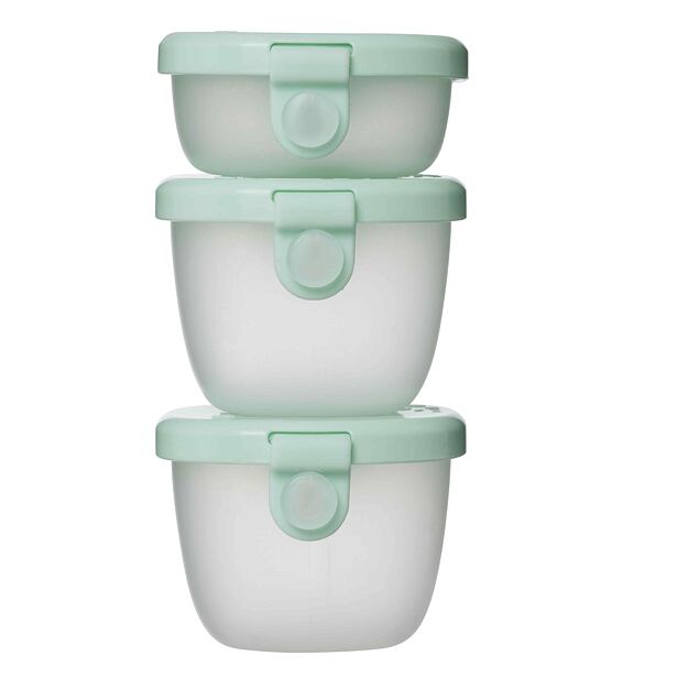 b.box Sada krabiček Snack tubs 3ks - zelená