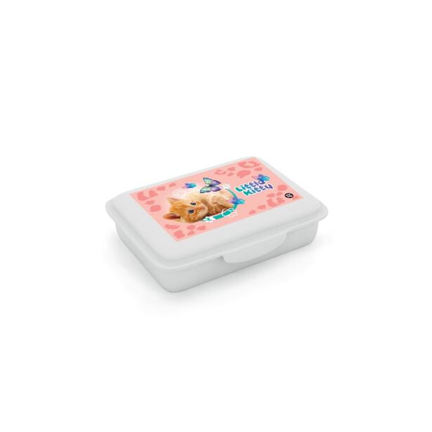 Oxybag Box na svačinu s přihrádkou Kočka