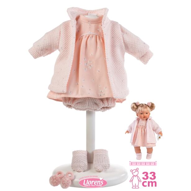 Llorens P33-156 Obleček pro panenku velikosti 33 cm