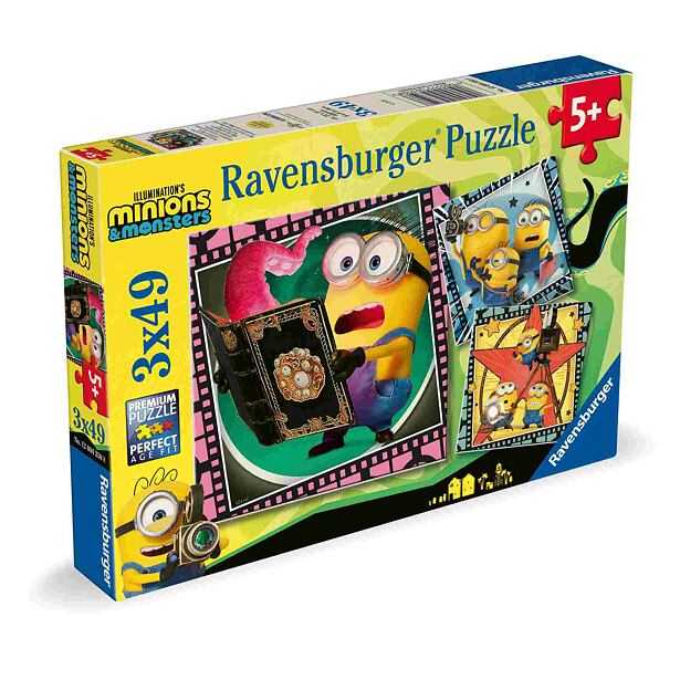 Ravensburger Mimoni 3 Puzzle 3x49 dílků