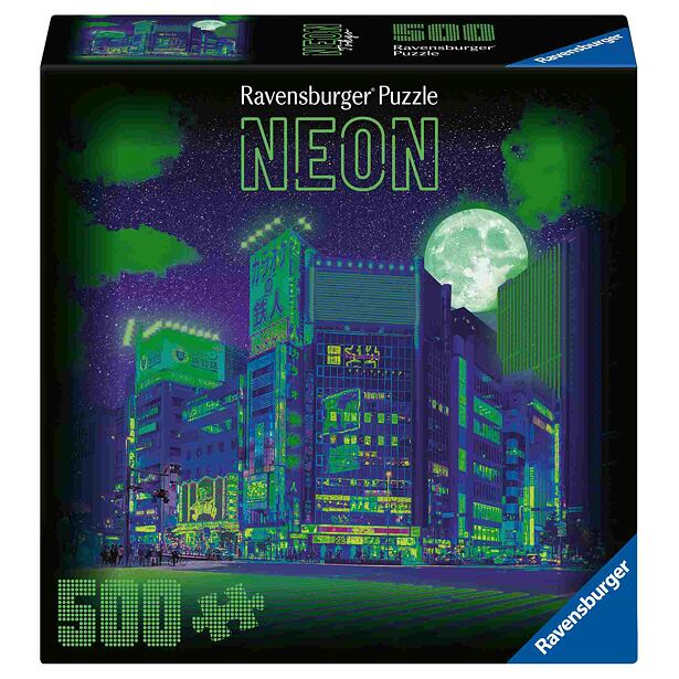 Ravensburger Neonová kolekce: Tokio Puzzle 500 dílků