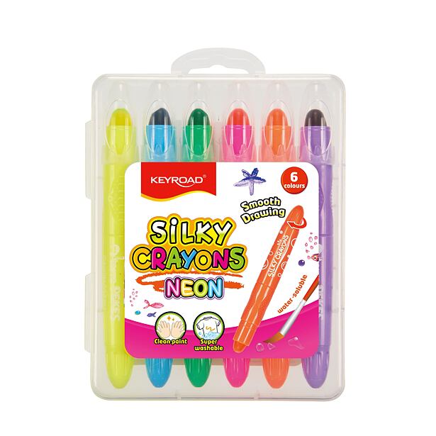 KEYROAD Gelové pastely Neon, sada 6ks