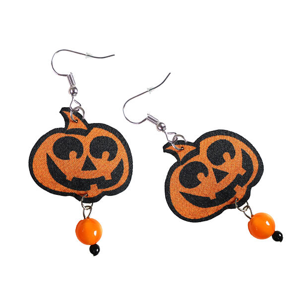 Rappa Náušnice dýně Halloween