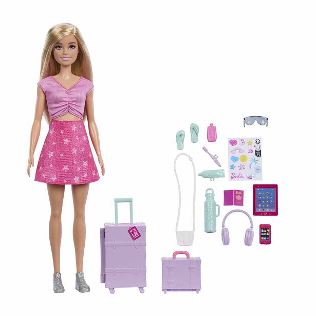 Mattel Barbie Panenka Malibu na cestách