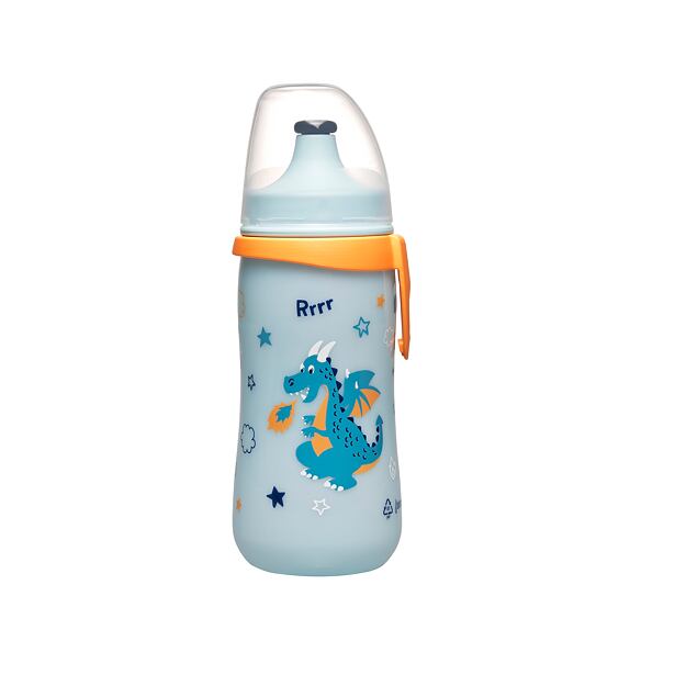 Nip láhev Kids cup, 330 ml, kluk, s pítkem