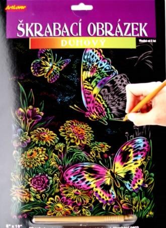ArtLover Škrabací obrázek duhový, více druhů