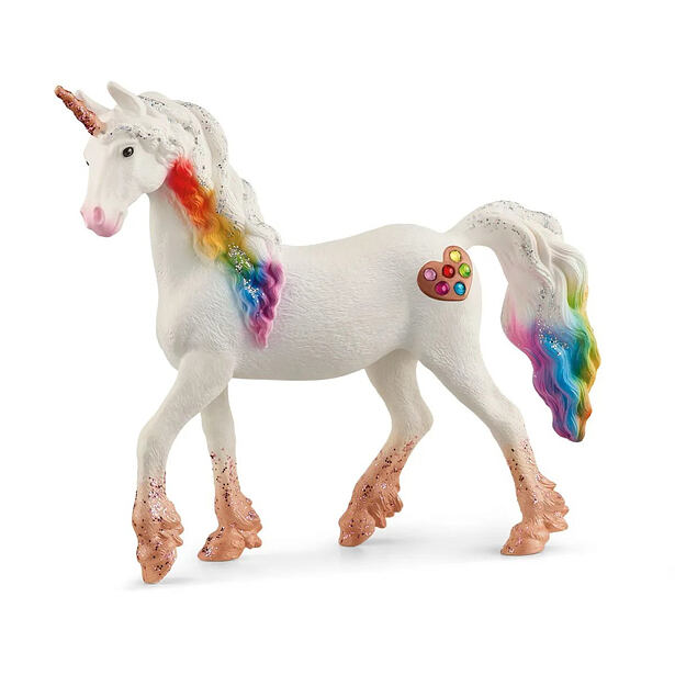 Schleich Jednorožec kobyla srdíčková duhová