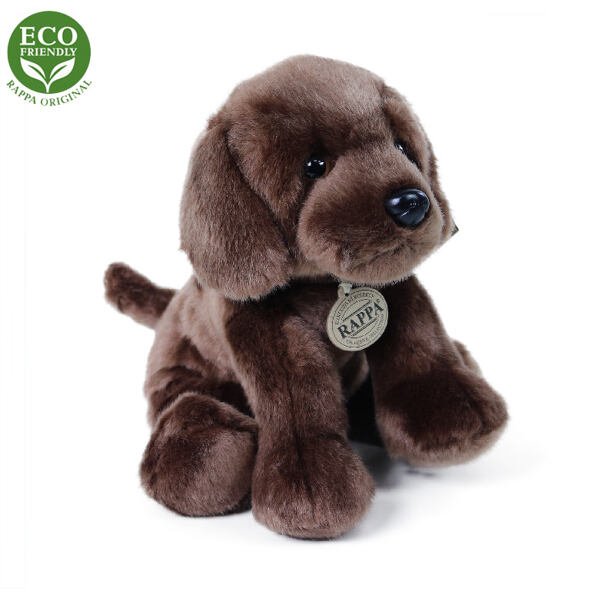 Rappa Plyšový pes labrador sedící 26 cm ECO-FRIENDLY