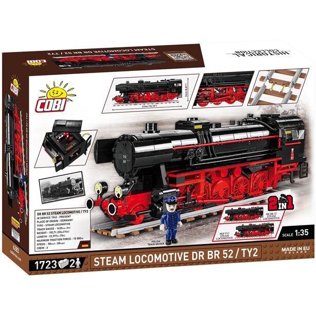 Cobi 6283 Parní lokomotiva DRB Class 52/TY-2