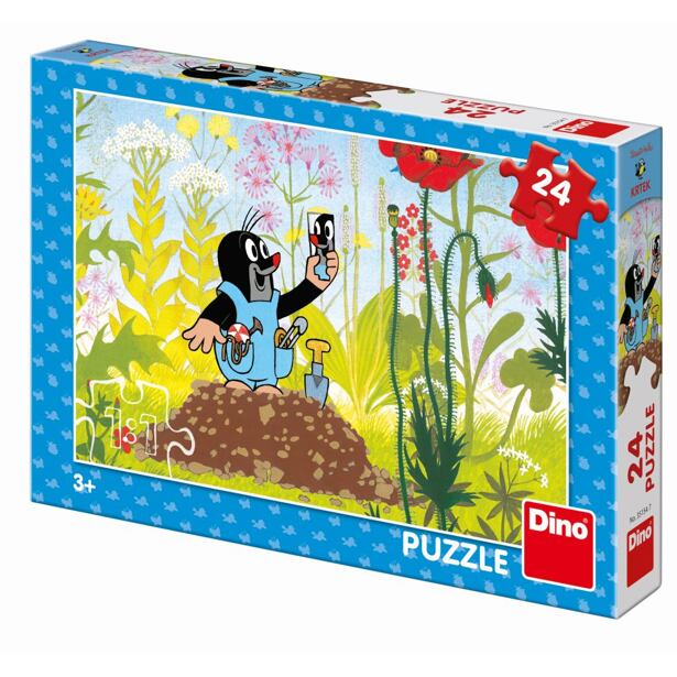 Dino Krtek v kalhotkách 24 dílků Puzzle