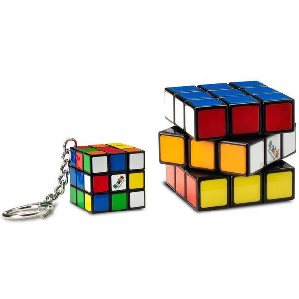 Spin Master Rubik’s Rubikova kostka Sada klasik 3x3 + přívěšek