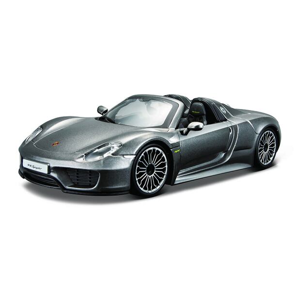 Bburago 1:24 Porsche 918 Spyder šedé