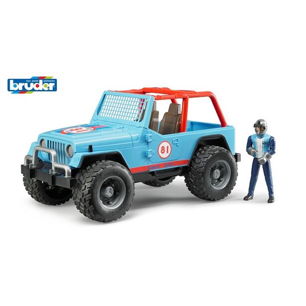 Bruder JEEP terénní - modrý
