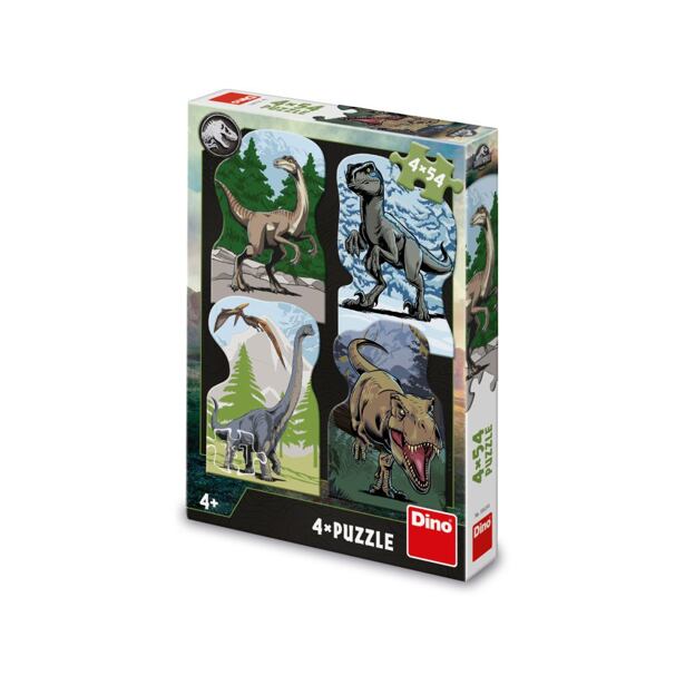 Dino Jurský svět 4x54 dílků Puzzle
