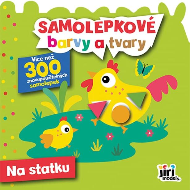 Jiri Models Samolepkové barvy a tvary pro nejmenší Na statku