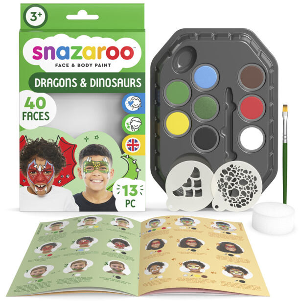 SMT Snazaroo sada obličejových barev - drak, dino