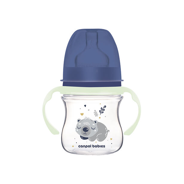 Canpol babies Antikoliková lahev EasyStart SLEEPY KOALA 120ml modrá