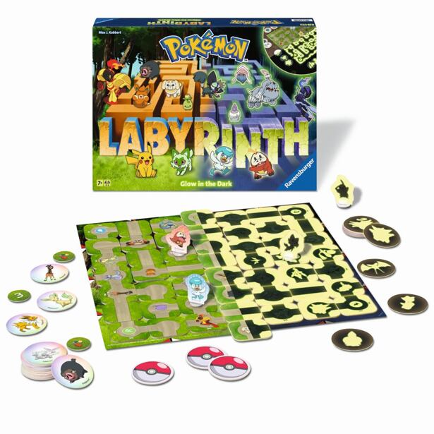 Ravensburger Pokémon Labyrinth - Noční edice