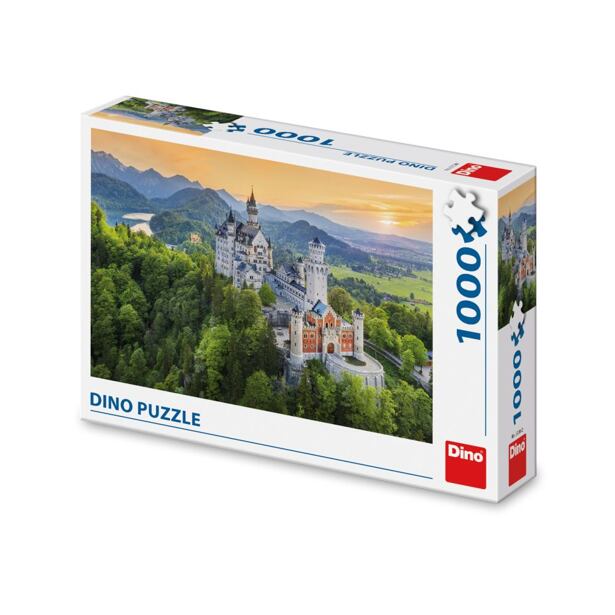 Dino Jarní Neuschwanstein 1000 dílků Puzzle