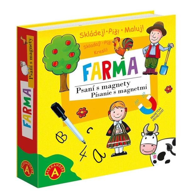 Pexi Psaní s magnety - Farma