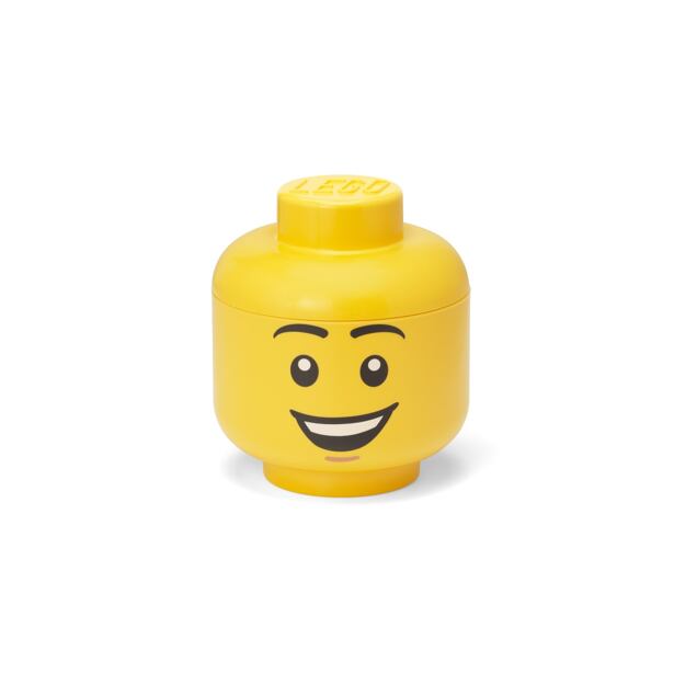 LEGO úložná hlava (velikost S) - šťastný chlapec