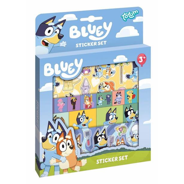 Totum Bluey Dárkový box se samolepkami