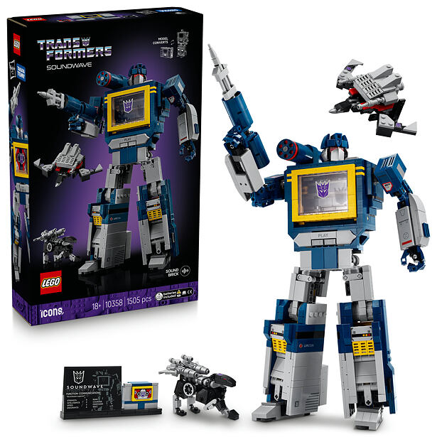 LEGO® Icons 10358 Transformers: Soundwave
